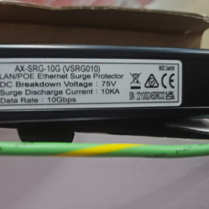 10GbE Ethernet/PoE Surge Protector SIKLU PN: AX-SRG-10G Ceragon VSRG010