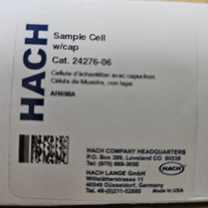 Hach Sample Cell with cap. Part 24276 4 units pack + 1 without a cork