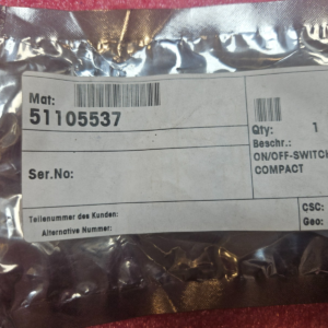 51105537 ON/OFF-SWITCH COMPACT METTLER TOLEDO