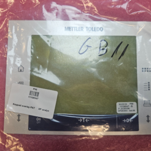 11106547 Keypad overlay PAT XP analys METTLER TOLEDO