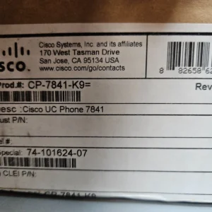 Cisco 7841 CP-7841-K9 VoIP Phone 4 Line VOIP Phone 74-101624-07 NEW